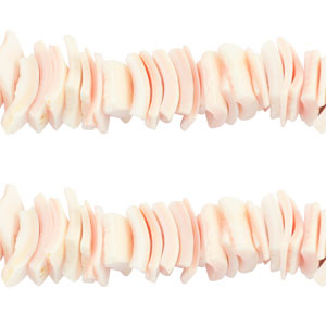 Muschel Perlen Chips Light peach