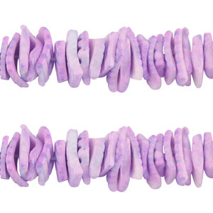 Muschel Perlen Chips Purple