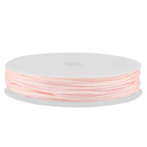 Band Macram&eacute; geflochten 0,8mm Light pink metallic