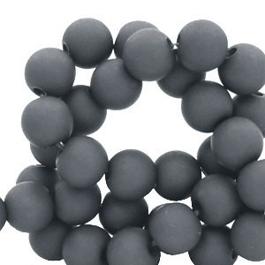 6 mm Perlen aus Acryl Anthracite
