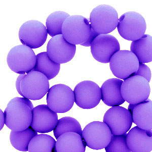 4 mm Perlen aus Acryl Dark purple