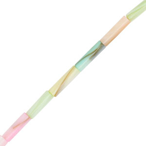 Perle Muschel Tube Multicolour pastel