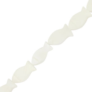 Perle Muschel Fish Off white