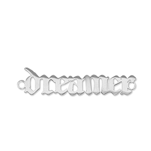 Anh&auml;nger aus Stainless Steel - Rostfreiem Stahl Zwischenst&uuml;ck ''dreamer'' Silver