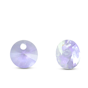 Anh&auml;nger aus Kristallglas Round Light purple