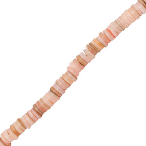 Perle Muschel Disc Pink-sand brown