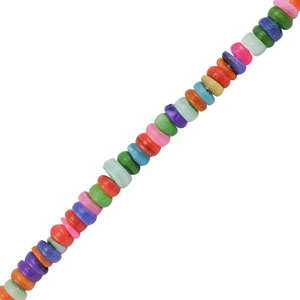 Perle Muschel Disc Multicolor