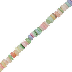 Perlmuttperlen Disc Multicolor-Pastell