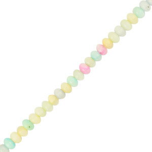 Perle Muschel Rondelle Pastel multicolor