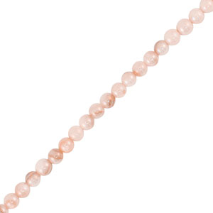 Perle Muschel Round Pink