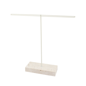 Schmuck Display f&uuml;r Ohrringe Natural-off white
