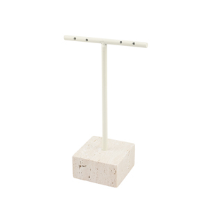 Schmuck Display T-Form Natural-off white
