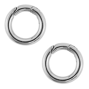Zubeh&ouml;r aus Stainless Steel - Rostfreiem Stahl Karabiner Round Silver