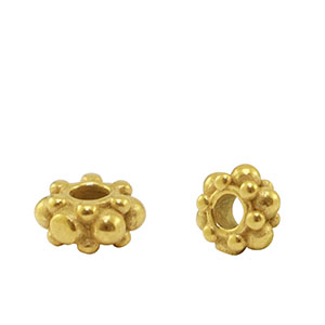 Perlen aus Stainless Steel - Rostfreiem Stahl Gold