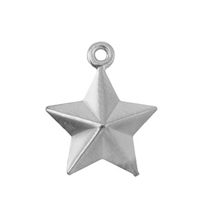 Anh&auml;nger aus Stainless Steel - Rostfreiem Stahl Star Silver