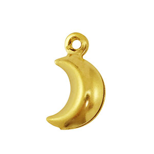 Anh&auml;nger aus Stainless Steel - Rostfreiem Stahl Moon Gold