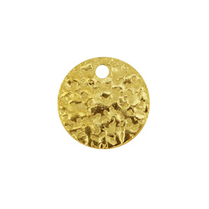 Anh&auml;nger aus Stainless Steel - Rostfreiem Stahl Round Gold