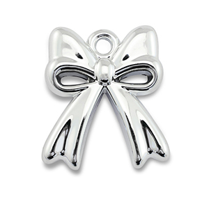 Anh&auml;nger Acryl Bow Silver