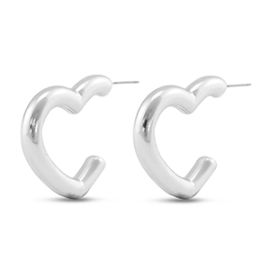 Musthave Ohrringe Heart Silver