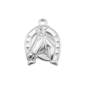 Anh&auml;nger aus Stainless Steel - Rostfreiem Stahl Horse Silver