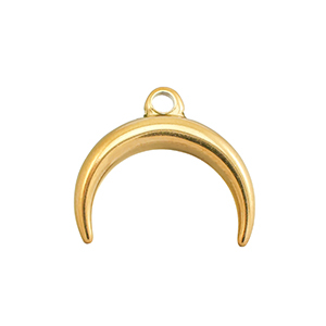 Anh&auml;nger aus Stainless Steel - Rostfreiem Stahl Moon Gold
