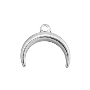 Anh&auml;nger aus Stainless Steel - Rostfreiem Stahl Moon Silver