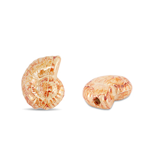 Perlen Griechische Keramik DQ Shell Orange