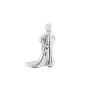 Anh&auml;nger aus Stainless Steel - Rostfreiem Stahl Cowboy Boot Silver