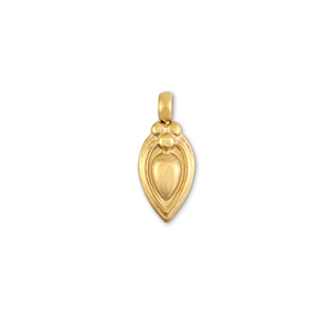 Anh&auml;nger aus Stainless Steel - Rostfreiem Stahl Drop Gold
