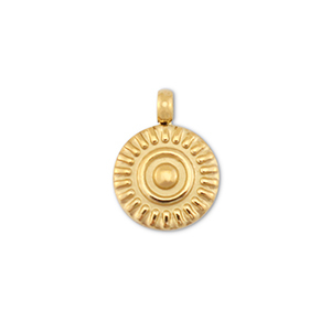 Anh&auml;nger aus Stainless Steel - Rostfreiem Stahl Sun Gold