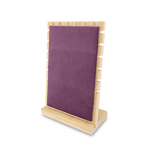 Schmuck Display f&uuml;r Ketten Natural-aubergine purple