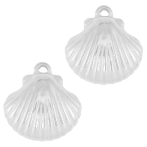 Anh&auml;nger aus Stainless Steel - Rostfreiem Stahl Shell Silver