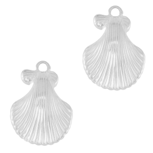 Anh&auml;nger aus Stainless Steel - Rostfreiem Stahl Shell Silver