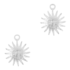 Anh&auml;nger aus Stainless Steel - Rostfreiem Stahl Sun Silver