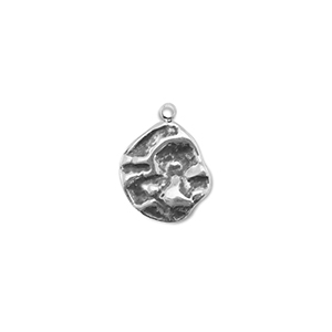 Anh&auml;nger aus Stainless Steel - Rostfreiem Round Silver