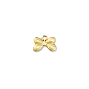 Anh&auml;nger aus Stainless Steel - Rostfreiem Bow Gold