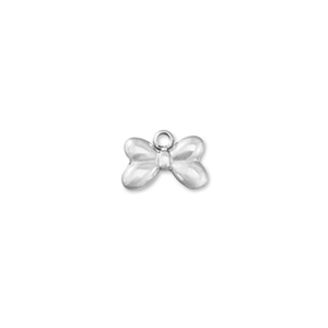 Anh&auml;nger aus Stainless Steel - Rostfreiem Bow Silver