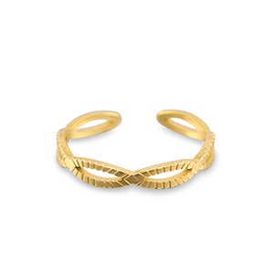 Stainless Steel - Rostfrei Stahl Ringe Gold
