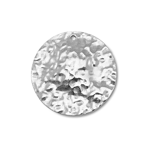 Anh&auml;nger aus Stainless Steel - Rostfreiem Round Silver