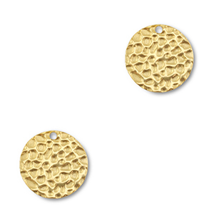 Anh&auml;nger aus Stainless Steel - Rostfreiem Round Gold