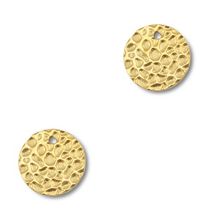 Anh&auml;nger aus Stainless Steel - Rostfreiem Round Gold