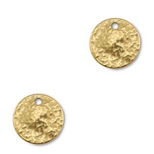 Anh&auml;nger aus Stainless Steel - Rostfreiem Round Gold