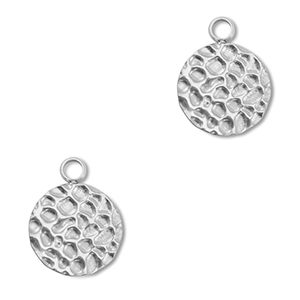 Anh&auml;nger aus Stainless Steel - Rostfreiem Round Silver