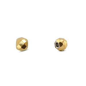 Perlen aus Stainless Steel - Rostfreiem Stahl Gold
