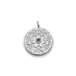 Anh&auml;nger aus Stainless Steel - Rostfreiem Round Silver