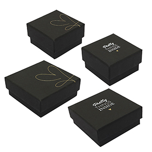 (Geschenk-)Boxen f&uuml;r Schmuck Black