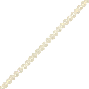 Facetten Top Glas Perlen 6x4mm Rondellen Transparent