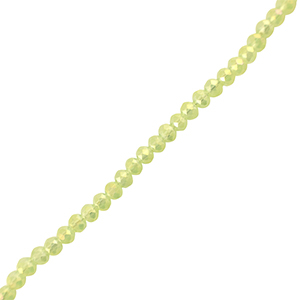 Facetten Top Glas Perlen 4x3mm Rondellen Light green