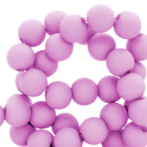 6 mm Perlen aus Acryl Light purple