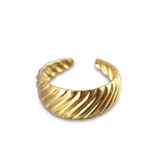 Stainless Steel - Rostfrei Stahl Ringe Gold